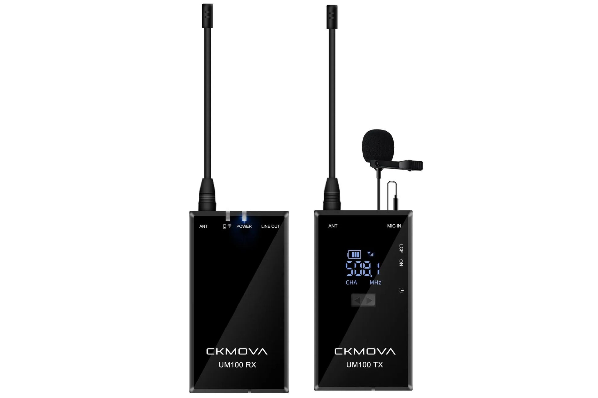 CKMOVA UM100 UHF Wireless Microphone Kit (3.5mm Receiver) - ProSound