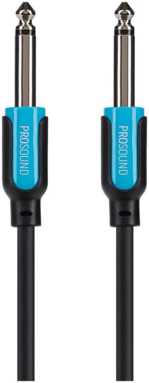 ProSound 1/4" Mono 2 Pole Jack Cable - Black, 3m