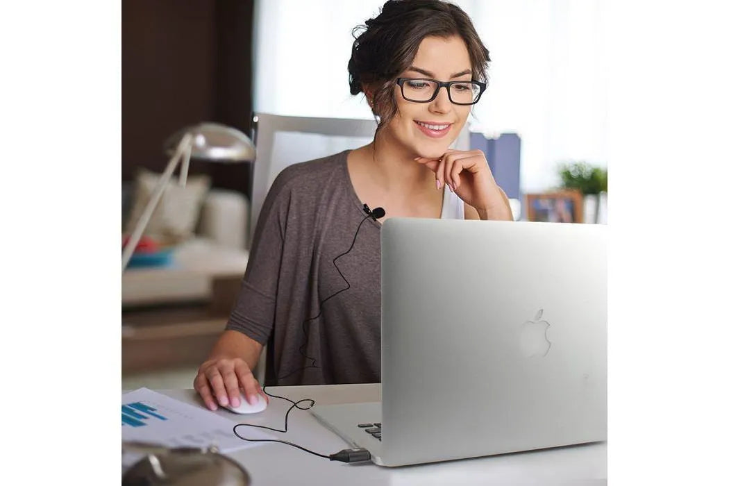 Maono Lavalier Tie-Clip On Lapel Omnidirectional USB Electret Condenser Microphone - ProSound