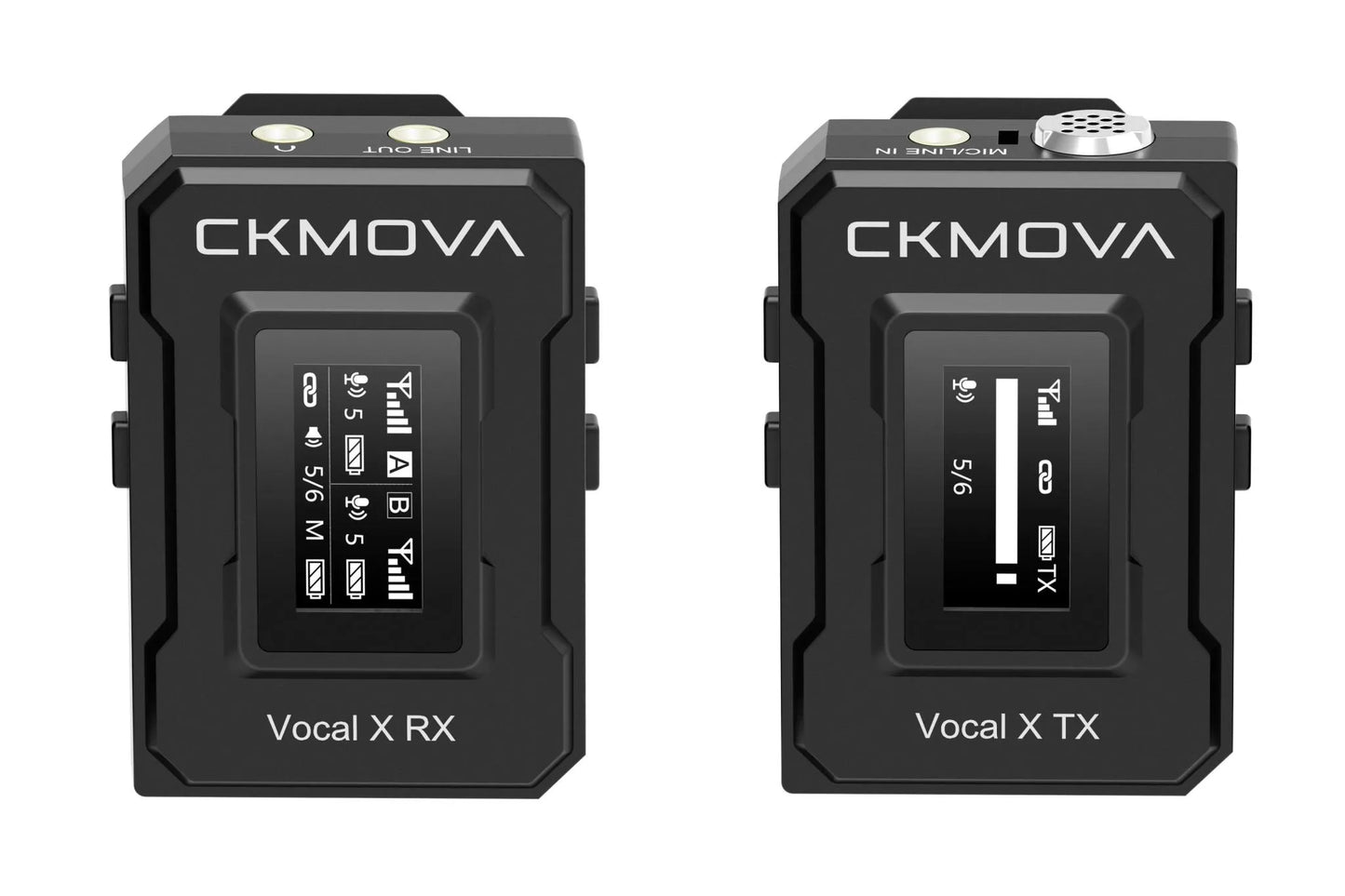 CKMOVA VOCAL X Ultra Compact 2.4GHZ Dual Channel Wireless Microphone Kit - ProSound