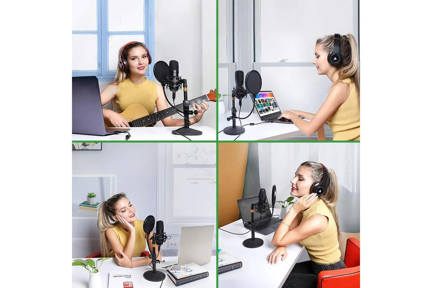 Maono Studio Table Top Microphone Kit with Pop Filter & Flight Case - ProSound