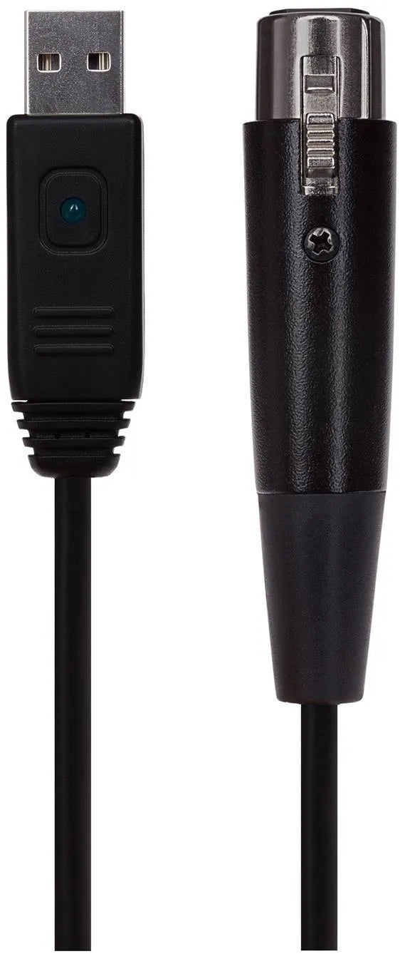 ProSound XLR to USB Microphone Cable - Black, 5m - ProSound