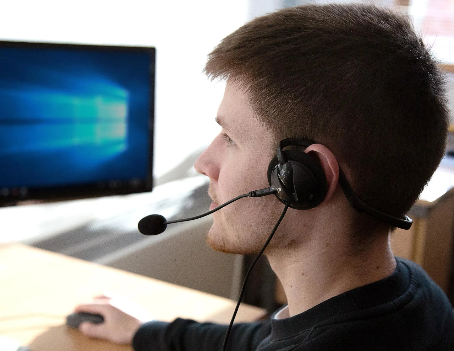 Prosound Stereo USB-A Foldable Headset with Detachable Boom Microphone - ProSound