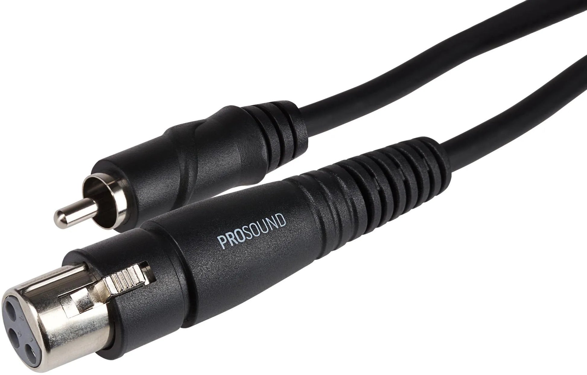ProSound XLR Female to Single Phono Male Cable - Black, 0.1m - ProSound