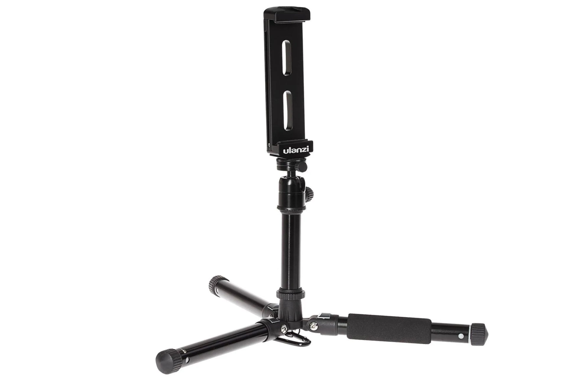 ProSound Metal Tablet iPad Holder with Cold Shoe Adapters & Portable Tripod - ProSound