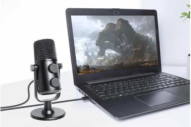 Maono USB-C Desk Top Condenser Cardioid Microphone with Headphone Jack - ProSound