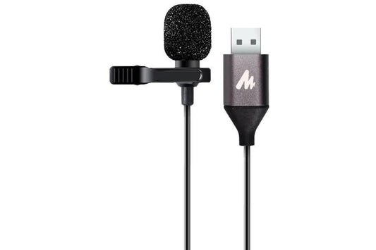 Maono Lavalier Tie-Clip On Lapel Omnidirectional USB Electret Condenser Microphone - ProSound
