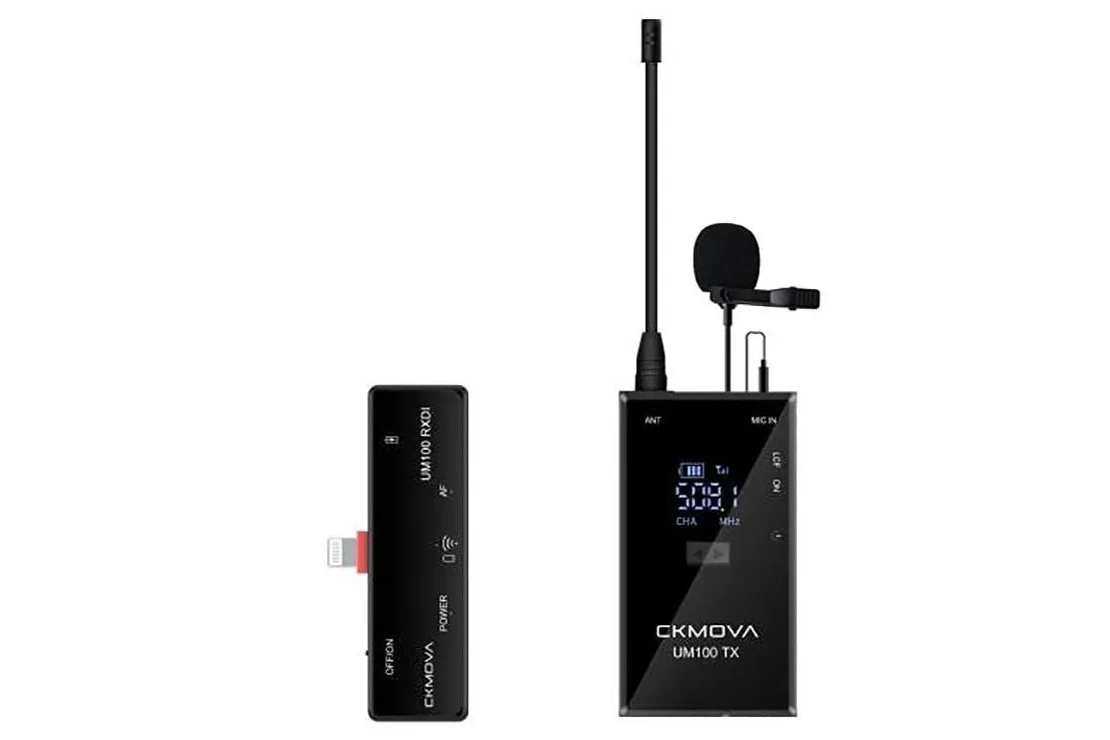CKMOVA UM100 UHF Wireless Microphone Kit (Lightning Receiver) - ProSound